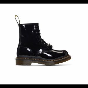 Dr. Martens Black Patent 1460 Boots